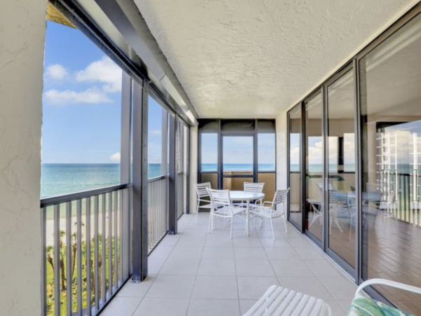 6th floor views Gulf Front of Vanderbilt Beach 3 month rental